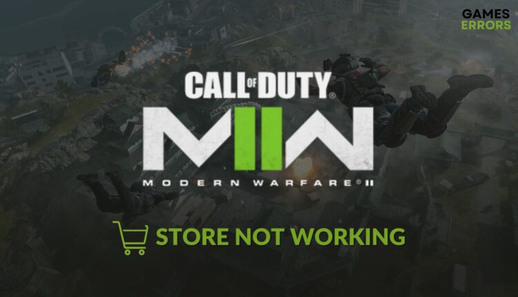 how to fix mw2 store not working