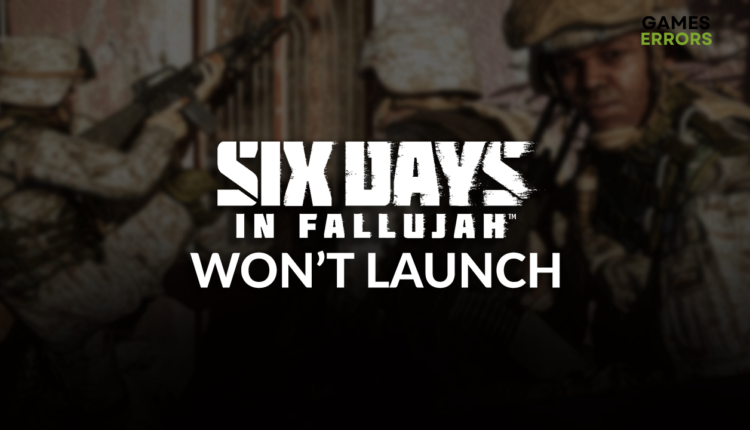 Six Days in Fallujah won't launch