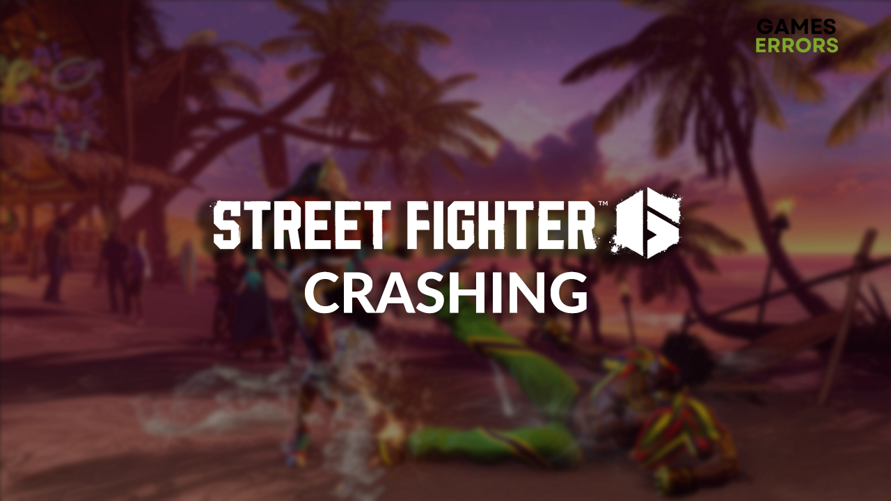street fighter 6 crashing