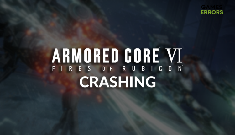 Armored Core 6 crashing