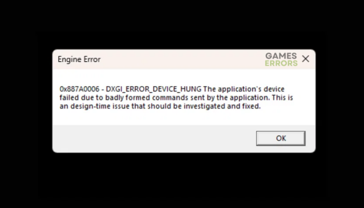 Apex Legends DXGI Error Device Hung: What It Is and Fixes