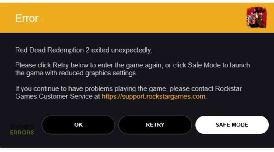 ERR_GFX_STATE Crash FIX Red Dead Redemption 2 PC 