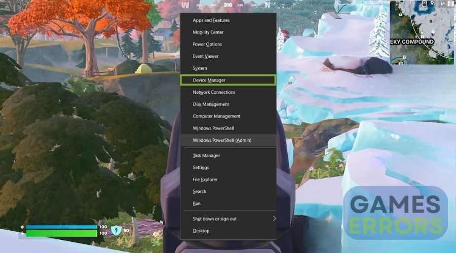 Fortnite Device Manager Location