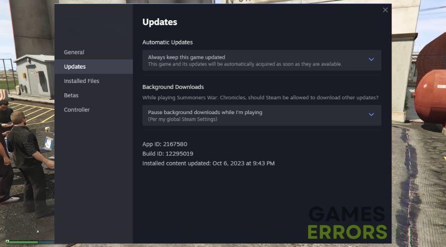 GTA 5 Steam Auto Updates