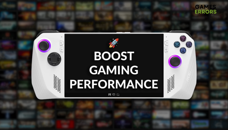 How to boost gaming performance on ROG Ally