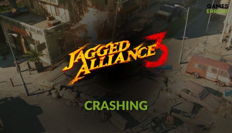 fix Jagged Alliance 3 crashing