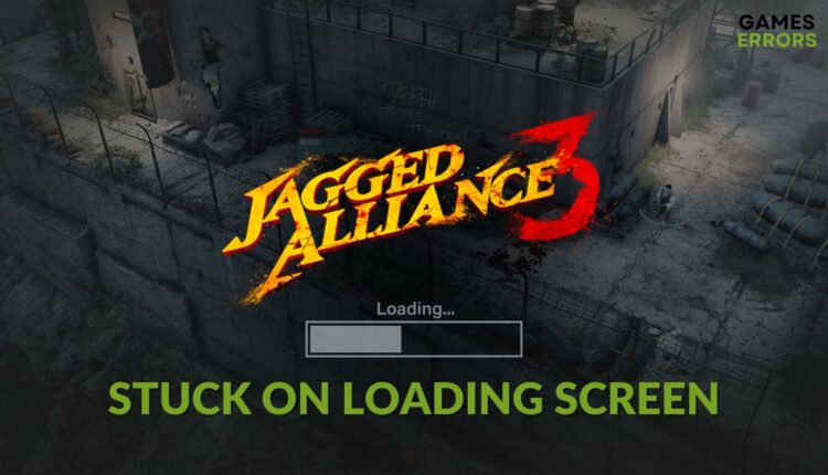 fix Jagged Alliance 3 stuck on loading screen