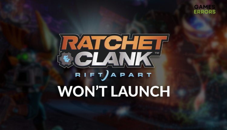 Ratchet & Clank Rift Apart won't launch