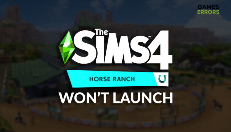 Sims 4 Horse Ranch won’t launch