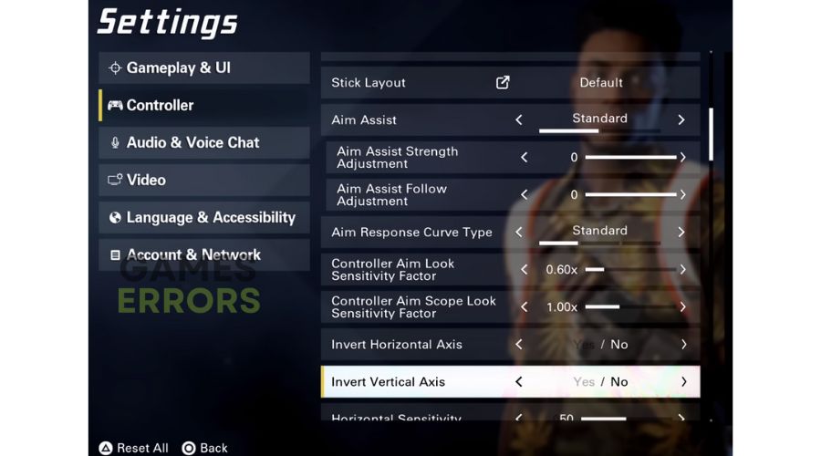 XDefiant Controller PS5 Settings 1