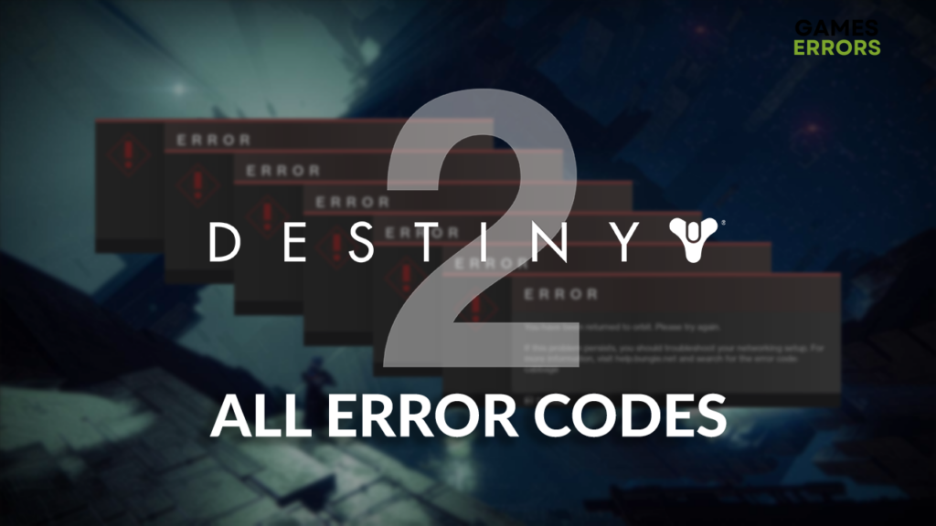 All Destiny 2 Error Codes: Meanings & Fixes Explained [2023]