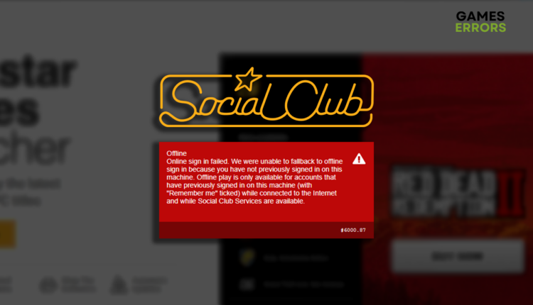 cant login to rockstar social club