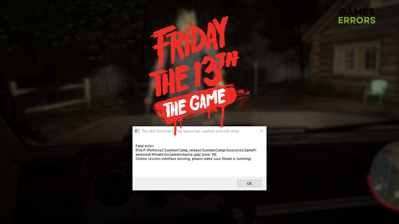 Friday the 13th: The Game Steam CD Key