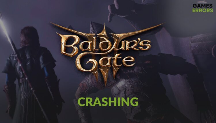 fix Baldur's Gate 3 crashing