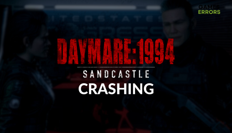 Daymare 1994 Sandcastle crashing