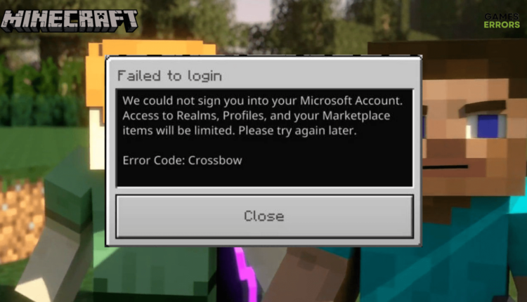 Minecraft Error Code Crossbow: Quickly Fix It