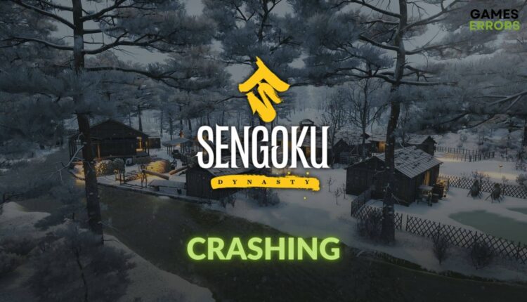 solve Sengoku Dynasty crashing