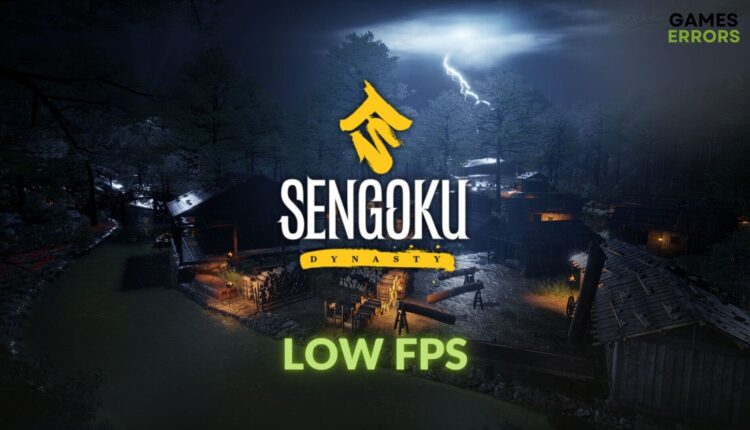 fix Sengoku Dynasty low fps