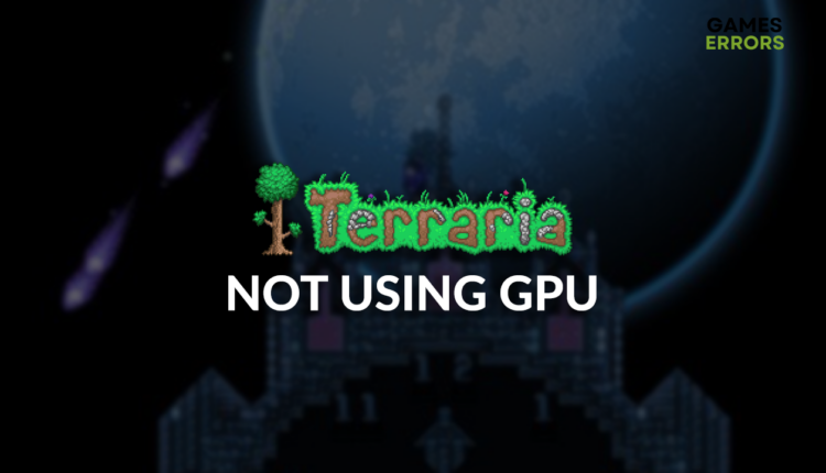 Terraria not using GPU
