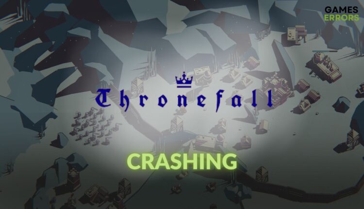 fix Thronefall crashing