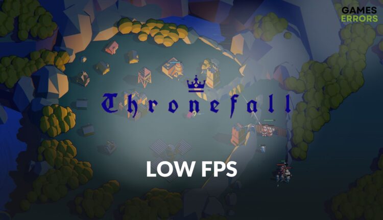 Fix Thronefall low fps problem