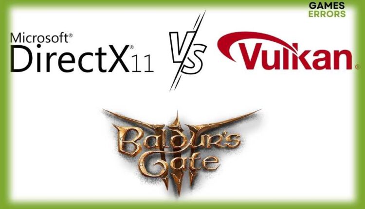 baldurs gate 3 dx11 vs vulkan