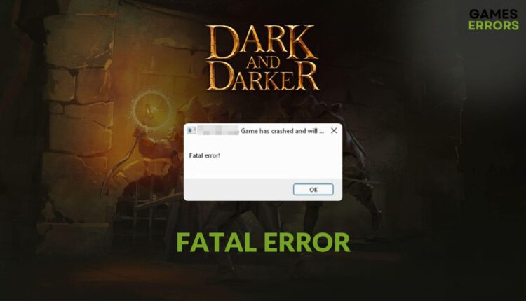 fix dark and darker fatal error