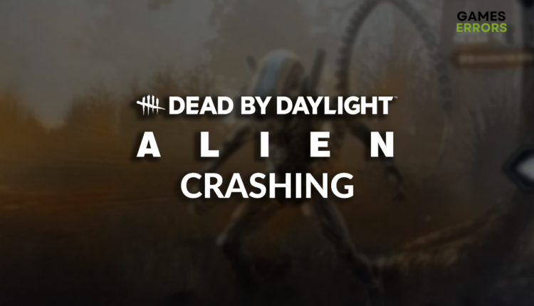 dead by daylight alien crashing