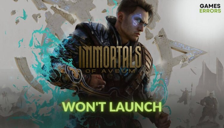 Immortals of Aveum won't launch fix