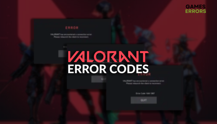 valorant error codes