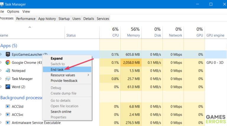 How to Fix the Epic Games Launcher Not Working
