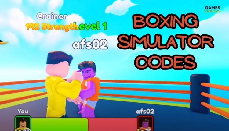 Boxing Simulator Codes: Complete Guide For Gamers