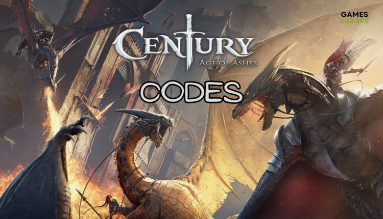 Century: Age Of Ashes Codes: Gamer's Guide For 2023