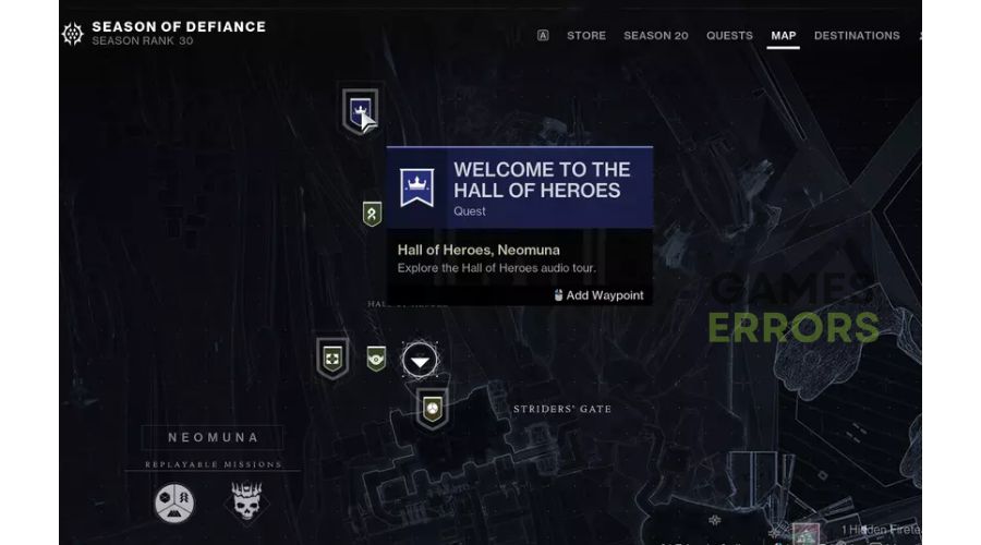 Destiny 2 Hall Of Heroes