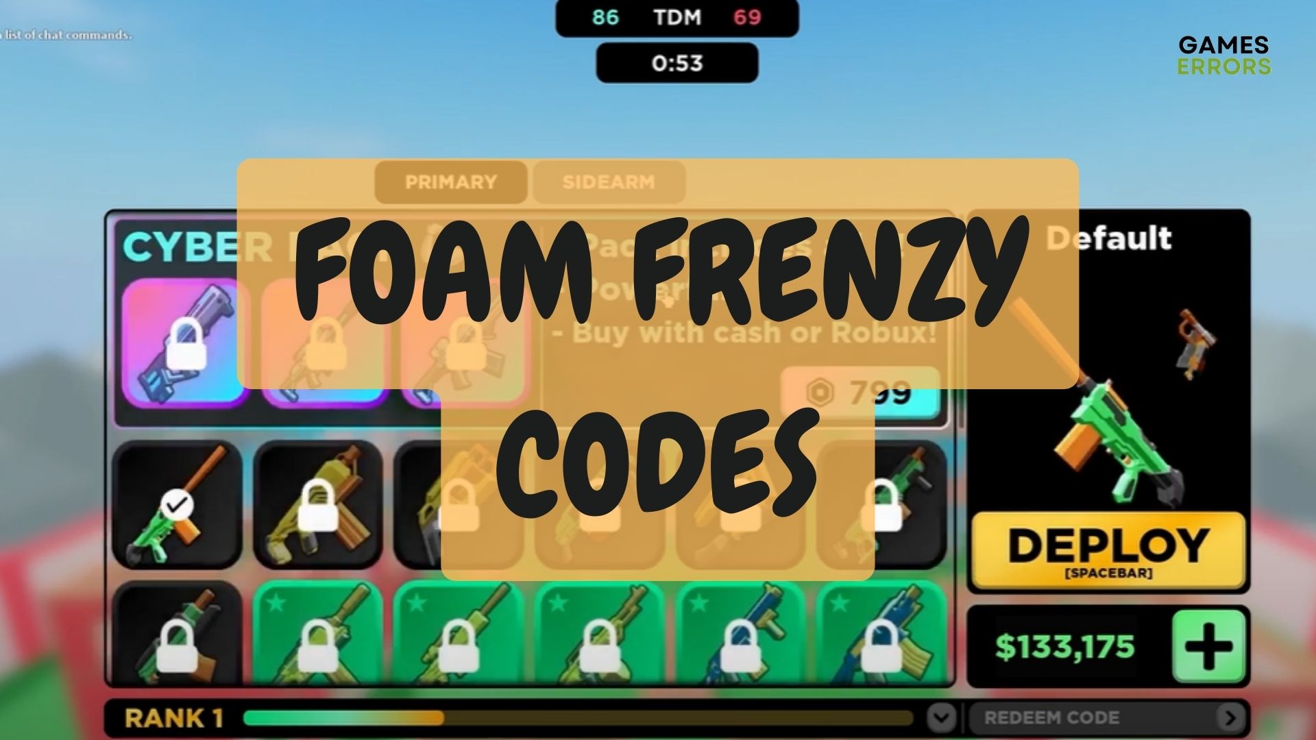 UPDATE!) Foam Frenzy - Roblox