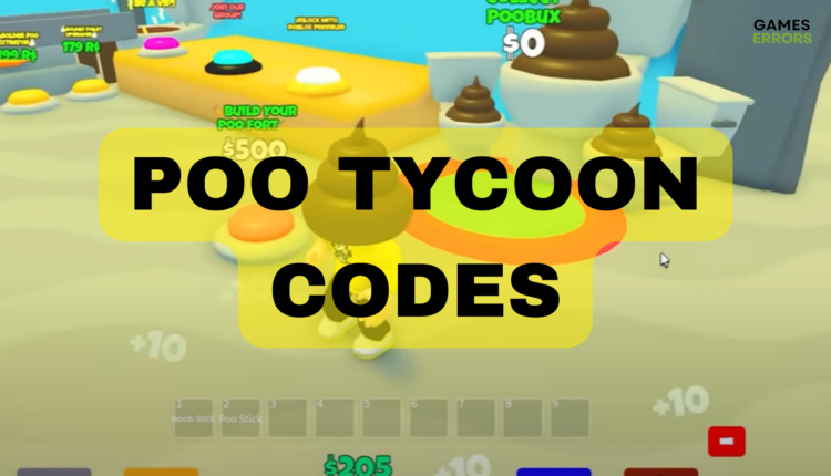 Poo Tycoon Codes For Roblox Fans: Updated Guide For 2023