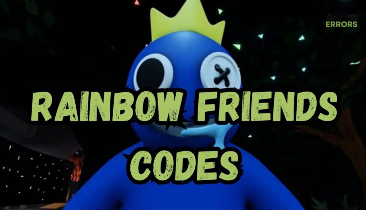 Rainbow Friends Codes In Roblox: Complete List For September 2023