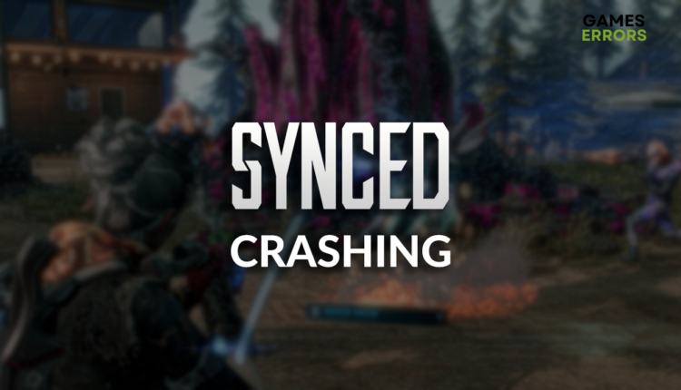 Synced crashing