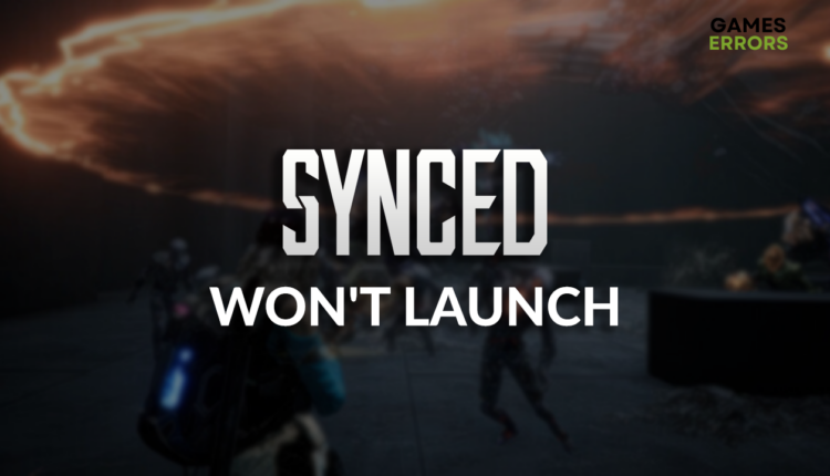 Synced wont launch