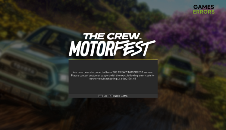 The Crew Motorfest server error 3_e0ef217e_45