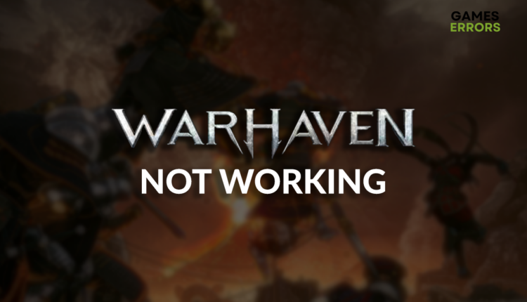 Warhaven not working