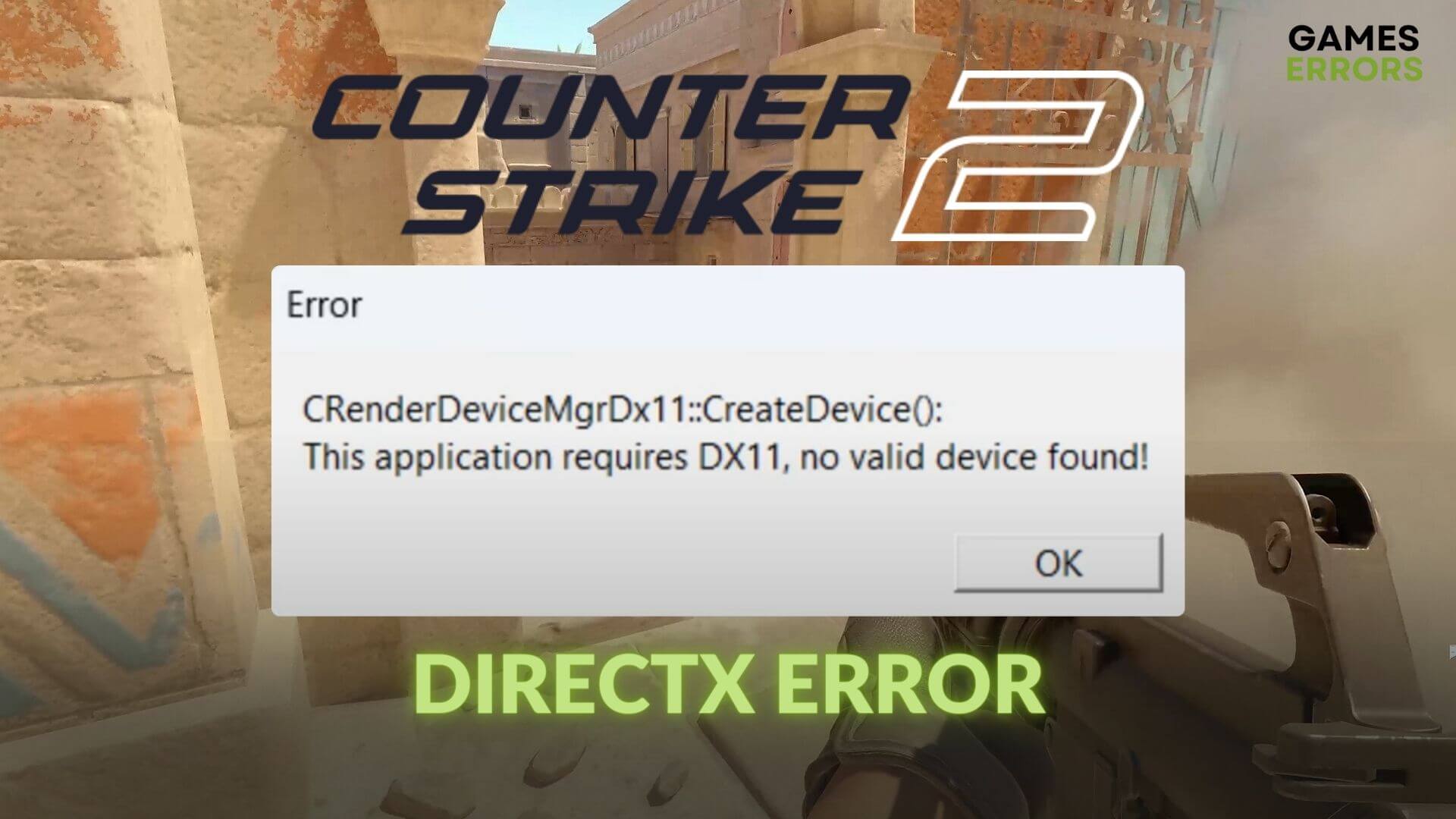 fix cs2 directx error