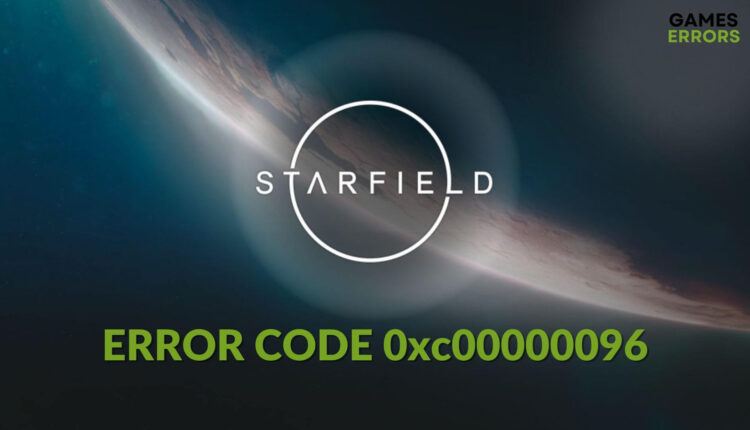 fix starfield error code 0xc00000096 featured