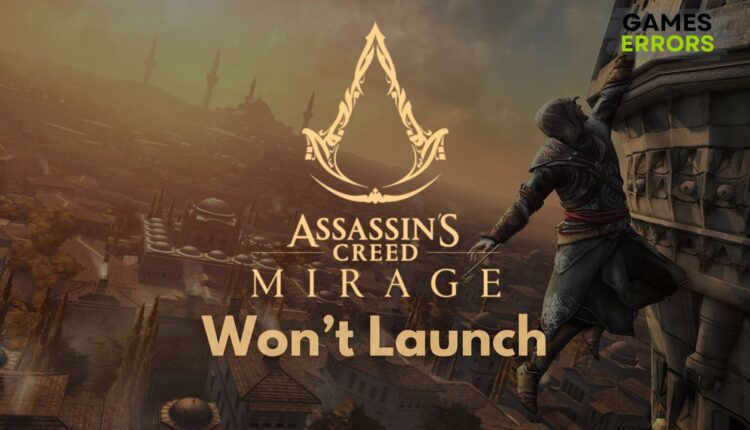 Assassin's Creed Mirage Won't Launch
