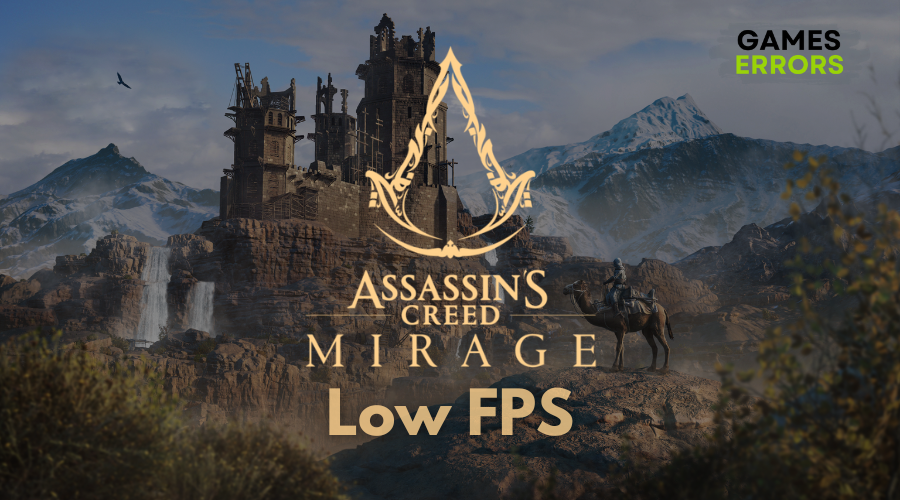 Assassin's Creed Mirage Low Fps