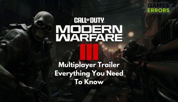 Call of Duty Modern Warfare 3 Multiplayer Trailer