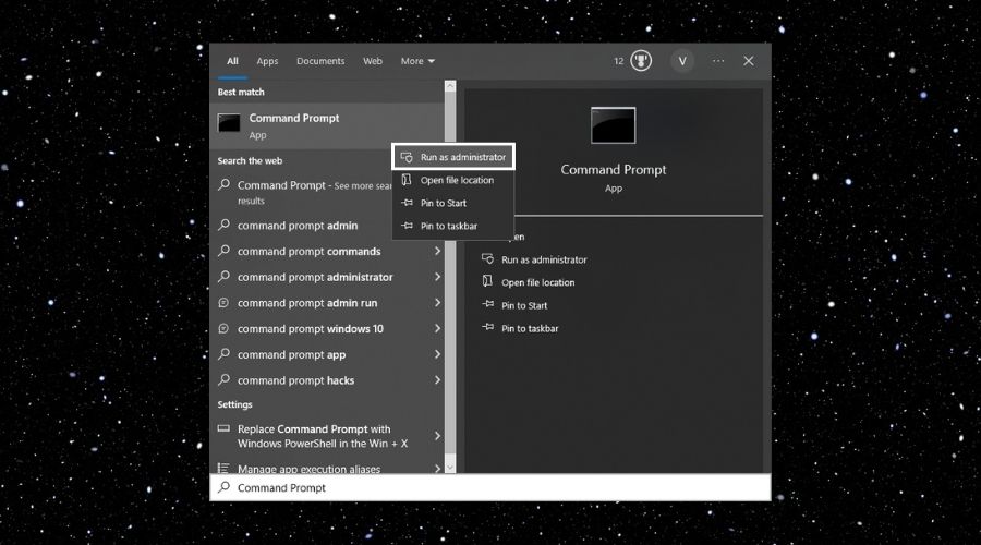 Command Prompt Run as Administrator