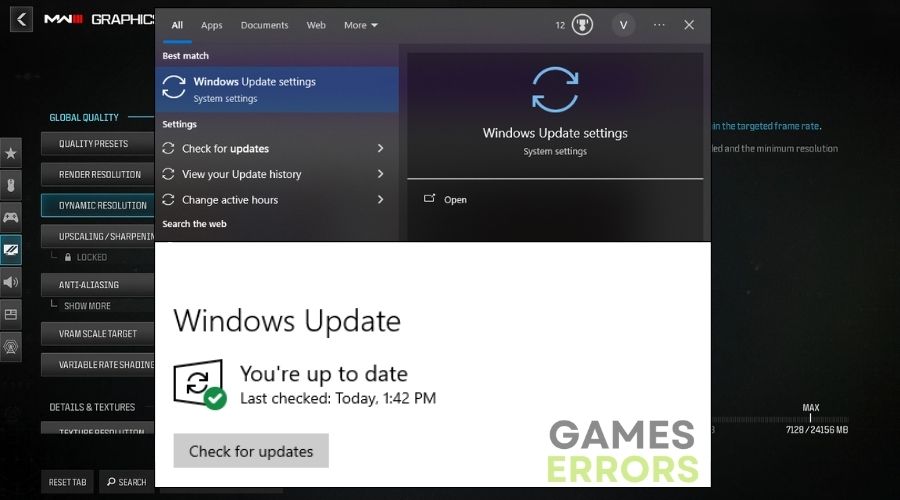 MW3 Windows Update