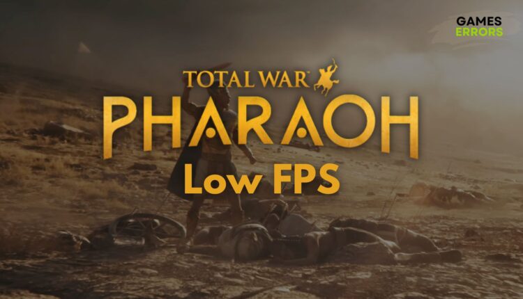 Total War PHARAOH Low FPS