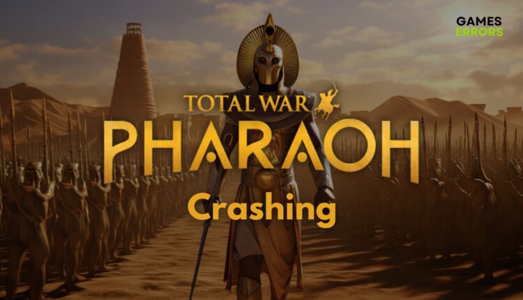 Total War PHARAOH Crashing